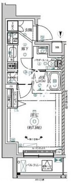 リルシア森下2 406 間取り図