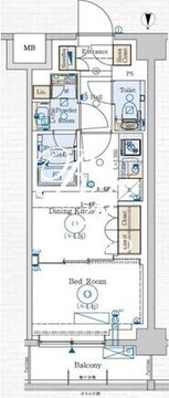 ジェノヴィア赤羽 302 間取り図