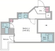 レジディア文京湯島2 803 間取り図