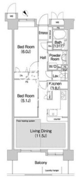 コンフォリア板橋仲宿 1204 間取り図