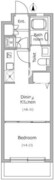 レジディア笹塚 404 間取り図