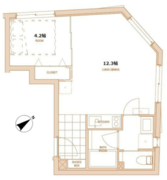 エスセナーリオ白金 201 間取り図