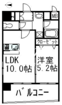 エスペランザ麻布 402 間取り図