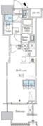 レガシス中目黒 708 間取り図