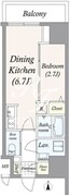 グランパセオ亀戸 404 間取り図
