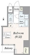グランパセオ亀戸 1305 間取り図