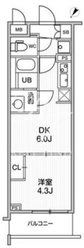 ライムレジデンス曳舟 108 間取り図