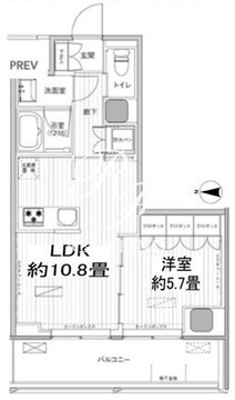 ヒューリック浅草橋江戸通 705 間取り図