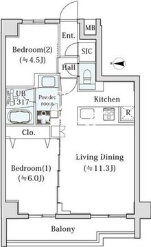 ｌｅ　Ｓｕｄ　α 302 間取り図