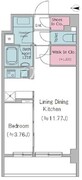 ドゥーエ西馬込2 703 間取り図