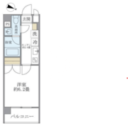 コスモリード西馬込レジデンス 107 間取り図