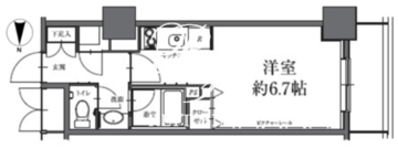 HF駒沢公園レジデンスタワー 2306 間取り図