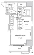 ザ・パークハビオ新中野 1203 間取り図