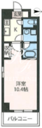 エスティメゾン秋葉原 708 間取り図