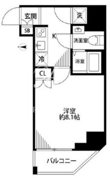 エルパティオ両国 403 間取り図