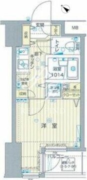 フォレシティ六本木 307 間取り図