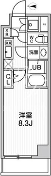 ウィーヴプレイス新蒲田 802 間取り図