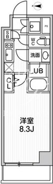 ウィーヴプレイス新蒲田 703 間取り図