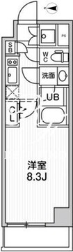 ウィーヴプレイス新蒲田 305 間取り図