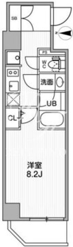 ウィーヴプレイス新蒲田 501 間取り図