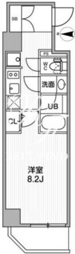 ウィーヴプレイス新蒲田 401 間取り図