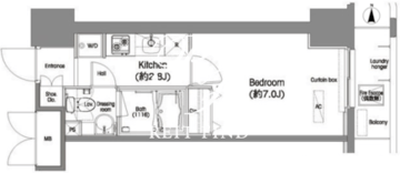 コンフォリア西蒲田 604 間取り図