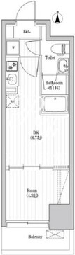 アーバンパーク日暮里 501 間取り図