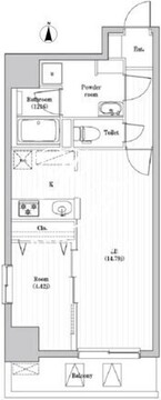 アーバンパーク日暮里 202 間取り図