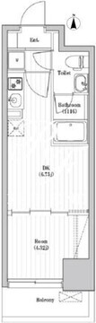 アーバンパーク日暮里 1101 間取り図