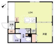 アスティーレ目黒不動前 302 間取り図