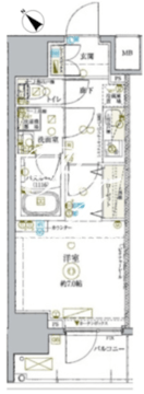 KDXレジデンス池袋ウエスト 1403 間取り図