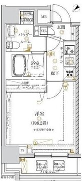 レガリス大塚 301 間取り図