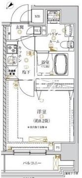 レガリス大塚 402 間取り図