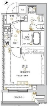 レガリス大塚 502 間取り図