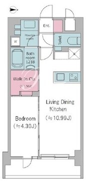 ドゥーエ西馬込2 505 間取り図