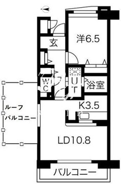 アクティ目黒駅前 2-608 間取り図