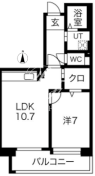 アクティ目黒駅前 1-321 間取り図