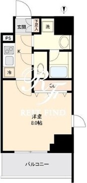 リテラス大島 1005 間取り図