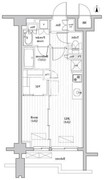 レジデンス桜新町ガーデン 203 間取り図