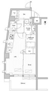 レジデンス桜新町ガーデン 307 間取り図