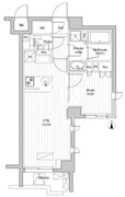 レジデンス桜新町ガーデン 306 間取り図