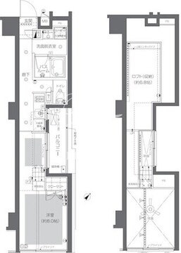 ズーム渋谷神山町 505 間取り図