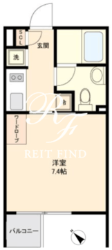 グランパセオ新宿 205 間取り図