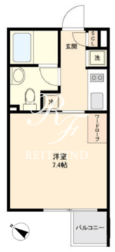 グランパセオ新宿 302 間取り図