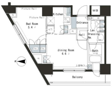 パークアクシス本郷の杜 301 間取り図