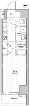 アーバンパーク三ノ輪2 304 間取り図