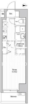 アーバンパーク三ノ輪2 504 間取り図