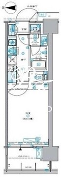 セントラルプレイス新宿御苑前 1503 間取り図