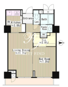 パーク・アヴェニュー神南 703 間取り図