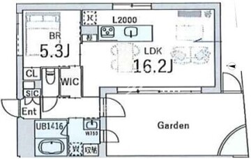 グランデュオ駒沢11 102 間取り図